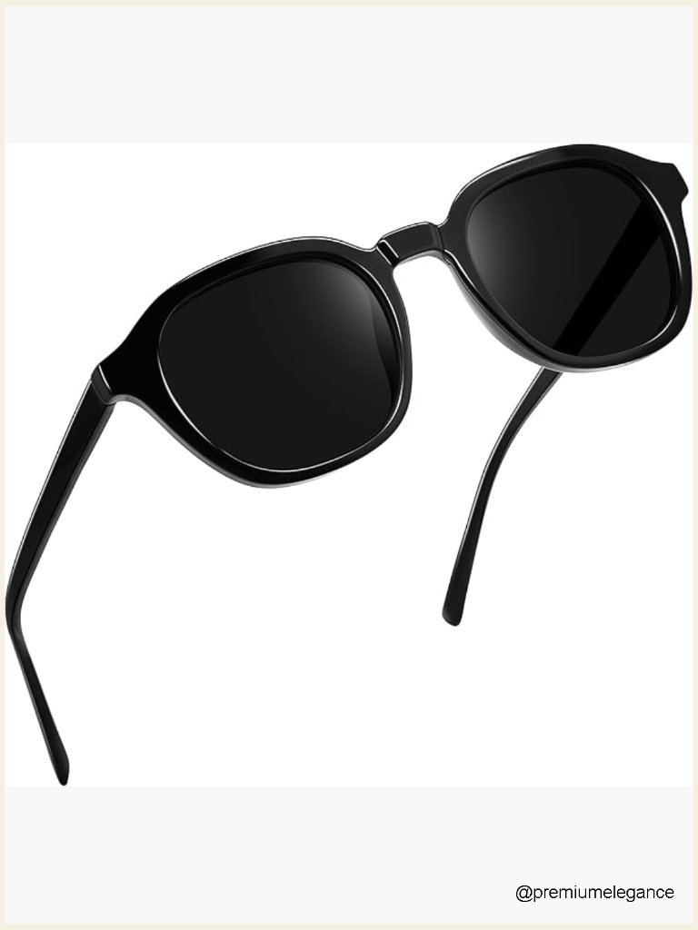 Polarized Square Acetate Sunglasses Uv Protection Retro Keyhole Shades Unisex